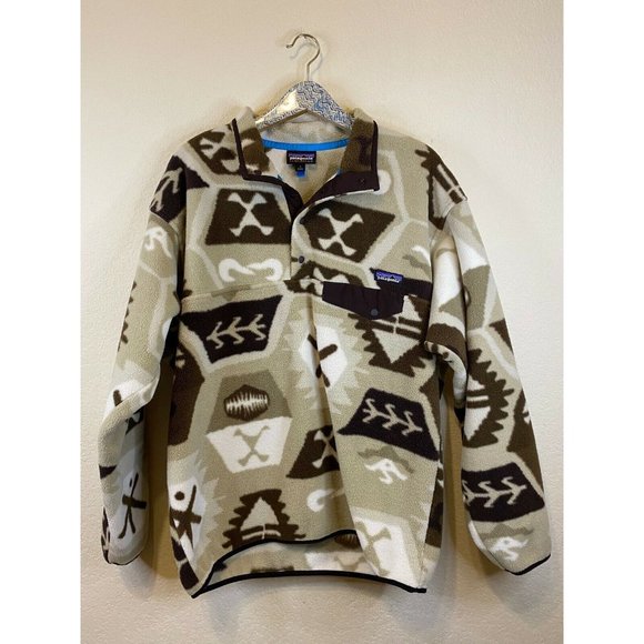 Snap Fleece Pullover Sweater 